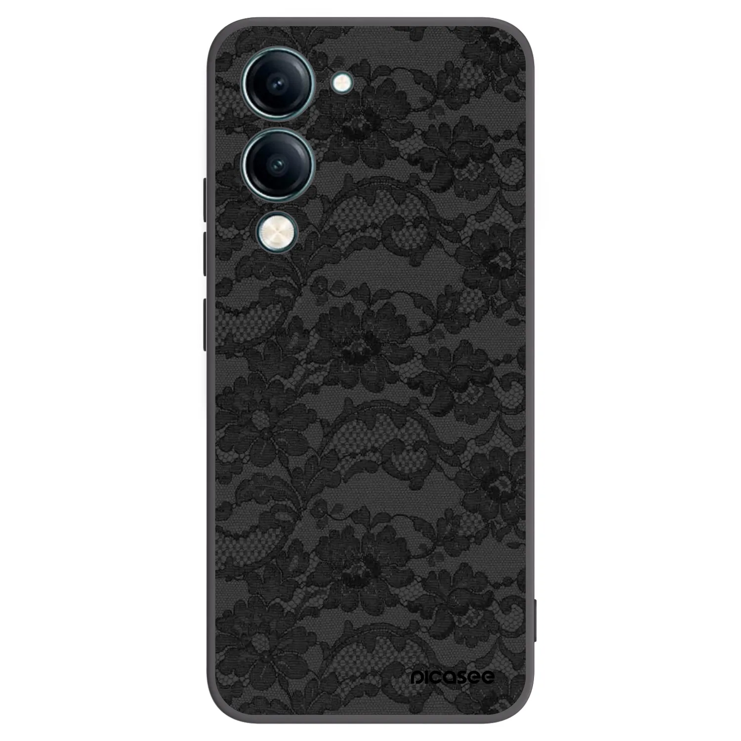 Picasee silikonski črni ovitek za Vivo Y29s 5G - Dark Elegance