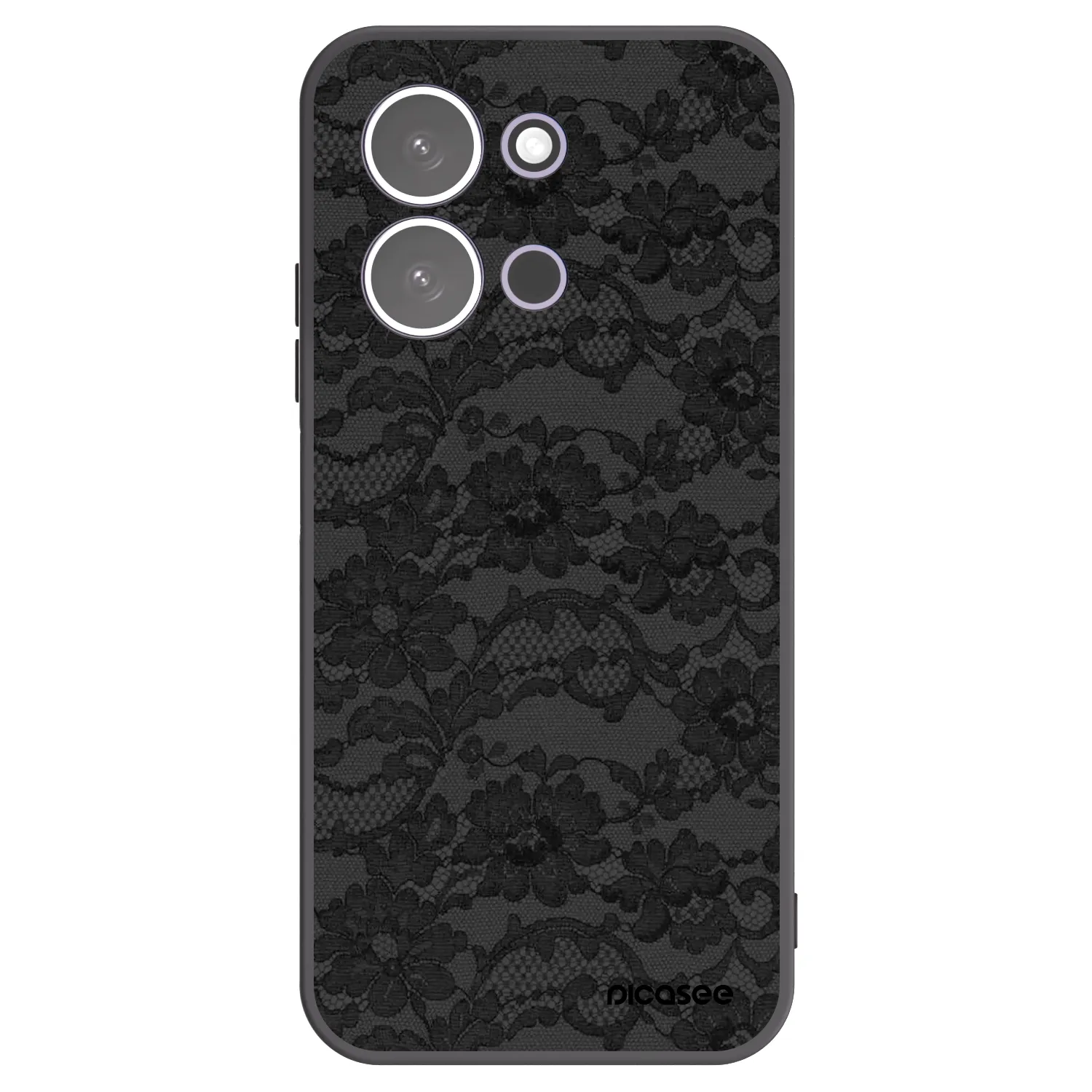 Picasee silikonski črni ovitek za Xiaomi Redmi 15C 5G - Dark Elegance