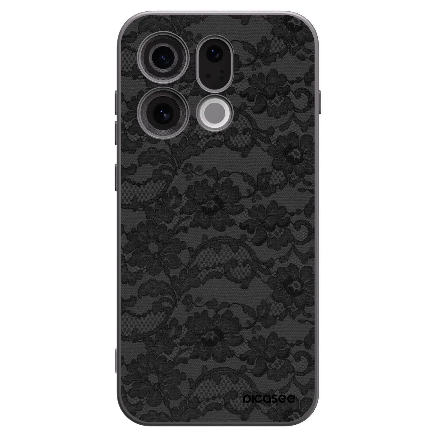 Picasee silikonski črni ovitek za OPPO Find X9 - Dark Elegance