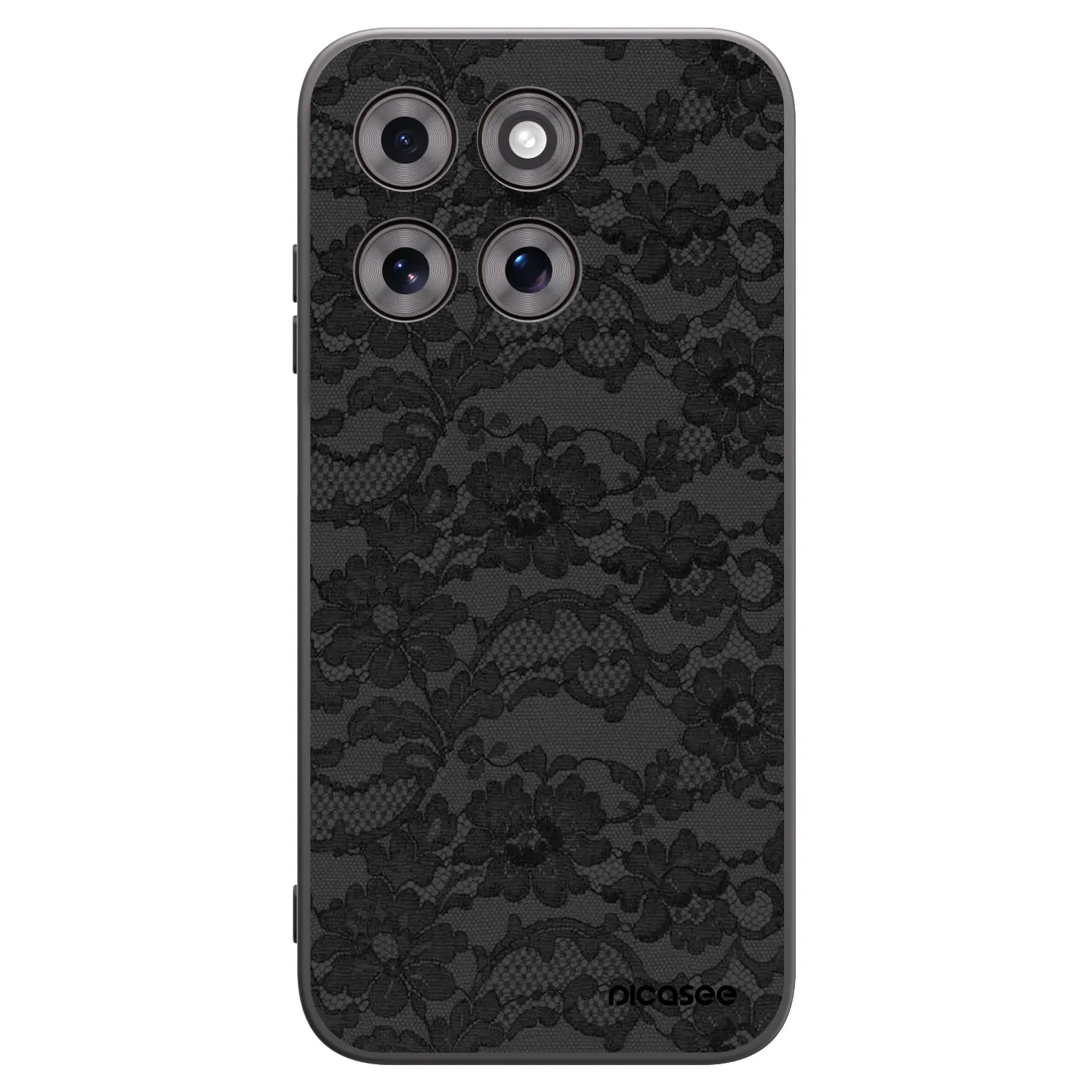 Picasee silikonski črni ovitek za Motorola Moto G77 - Dark Elegance