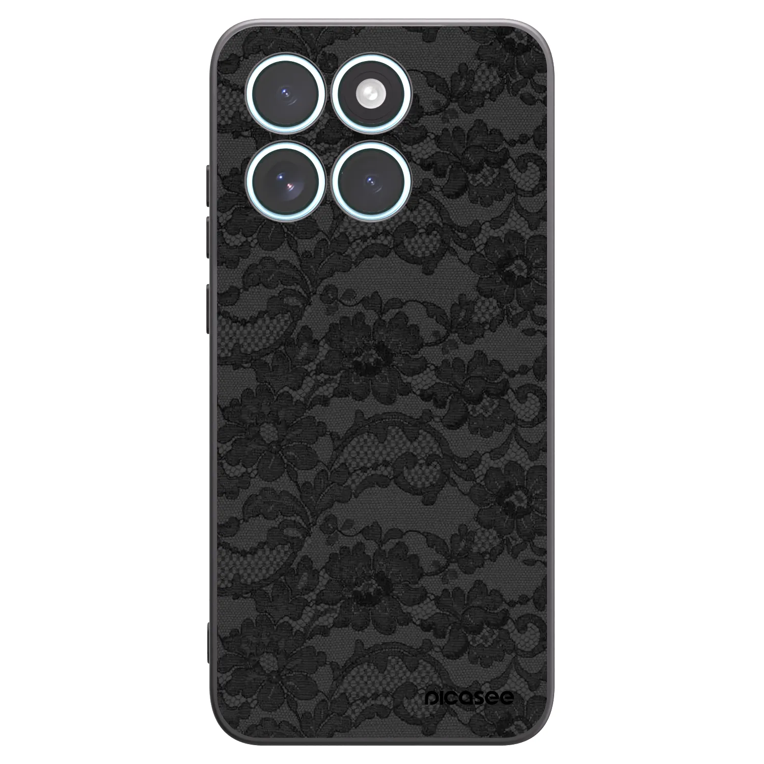 Picasee silikonski črni ovitek za Motorola Edge 70 Fusion - Dark Elegance