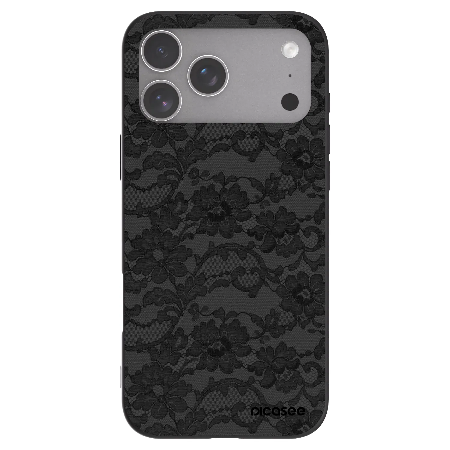 Picasee silikonski črni ovitek za Apple iPhone 18 Pro Max - Dark Elegance