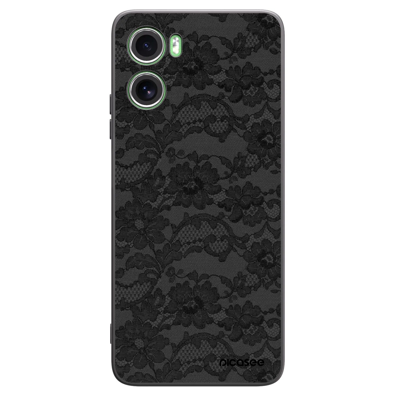 Picasee silikonski črni ovitek za Motorola Moto G06 - Dark Elegance