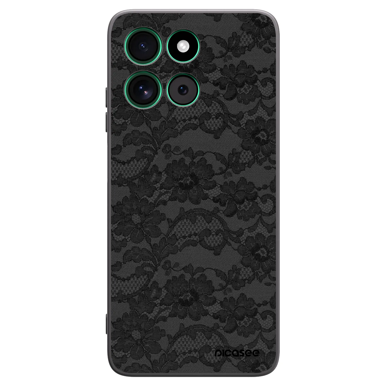 Picasee silikonski črni ovitek za Motorola Moto G57 Power - Dark Elegance