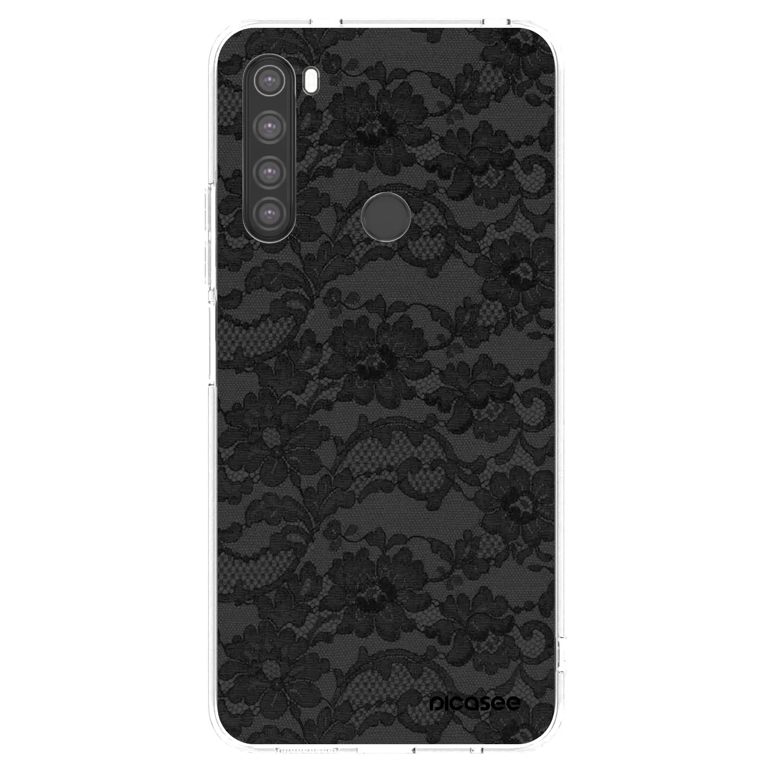 Picasee silikonski prozorni ovitek za Xiaomi Redmi Note 8 - Dark Elegance