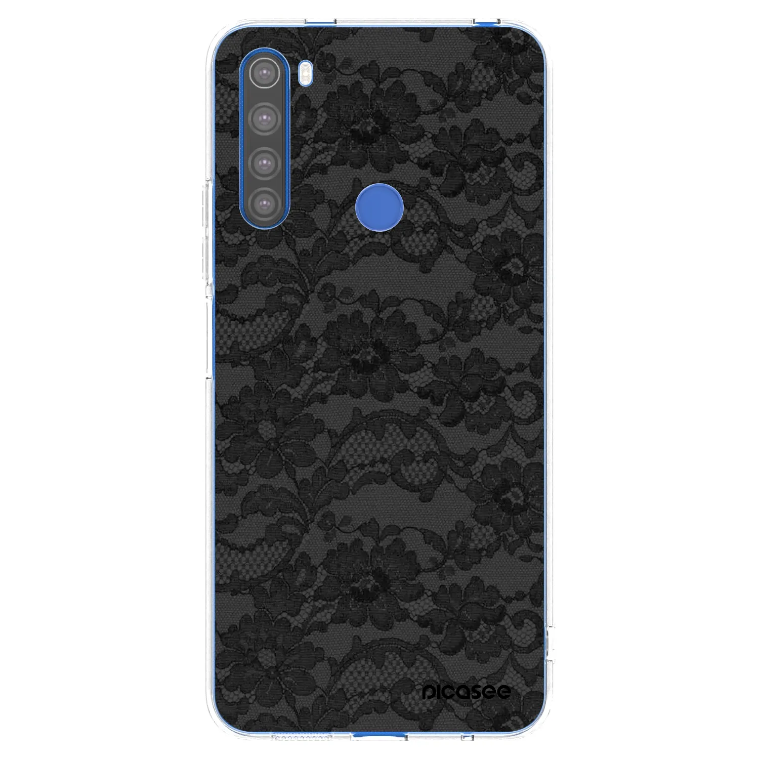 Picasee silikonski prozorni ovitek za Xiaomi Redmi Note 8T - Dark Elegance