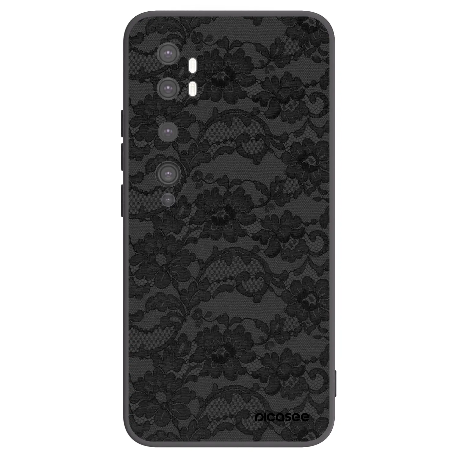 Picasee silikonski črni ovitek za Xiaomi Mi Note 10 (Pro) - Dark Elegance
