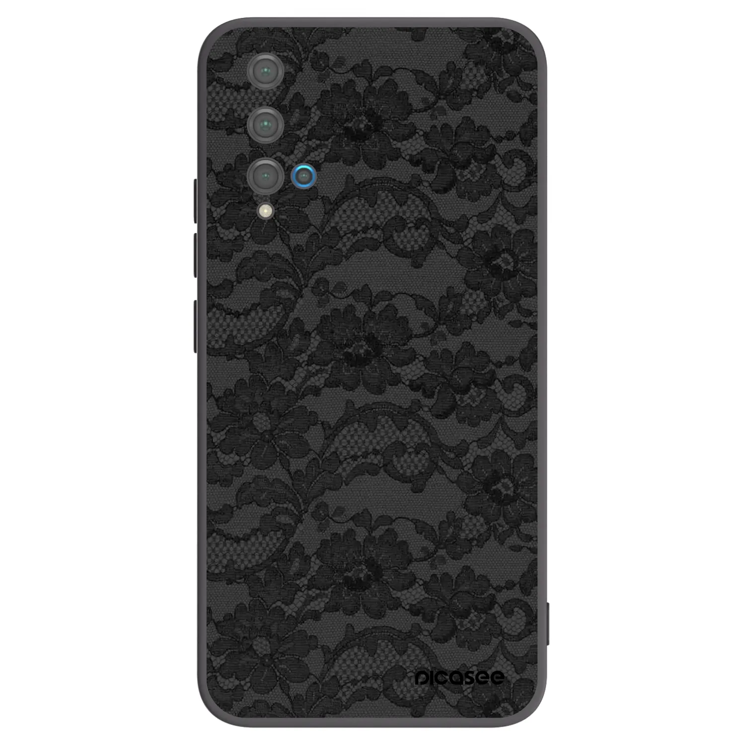 Picasee silikonski črni ovitek za Huawei Nova 5T - Dark Elegance