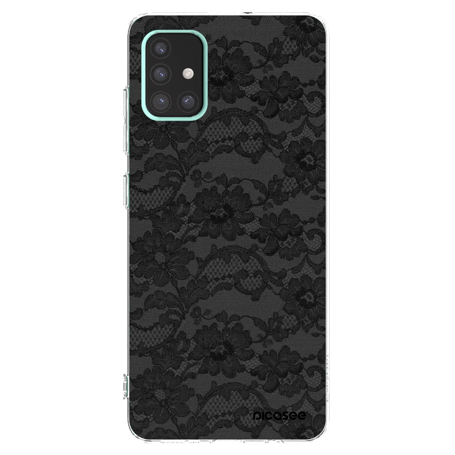 Picasee silikonski prozorni ovitek za Samsung Galaxy A51 A515F - Dark Elegance