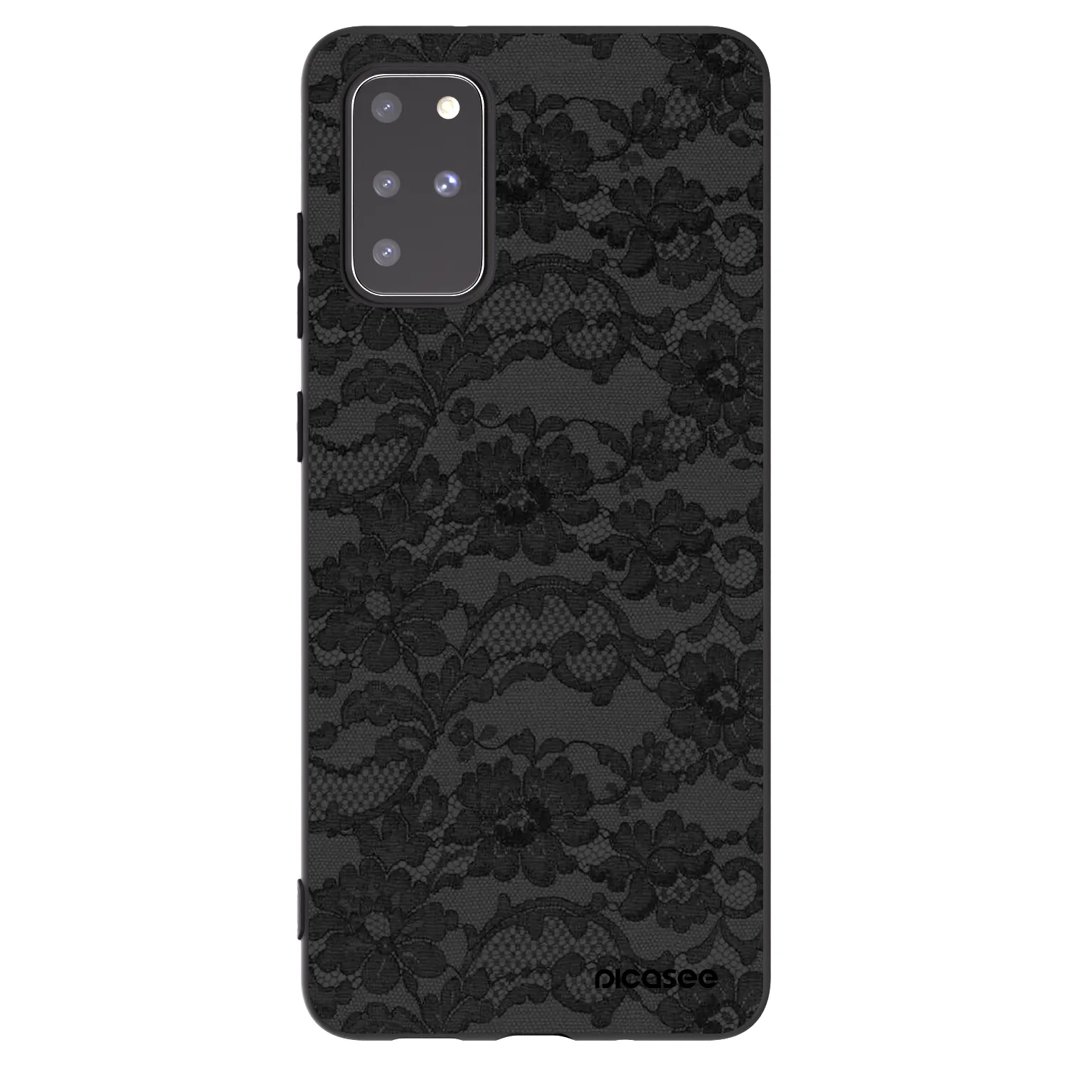 Picasee silikonski črni ovitek za Samsung Galaxy S20+ G985F - Dark Elegance