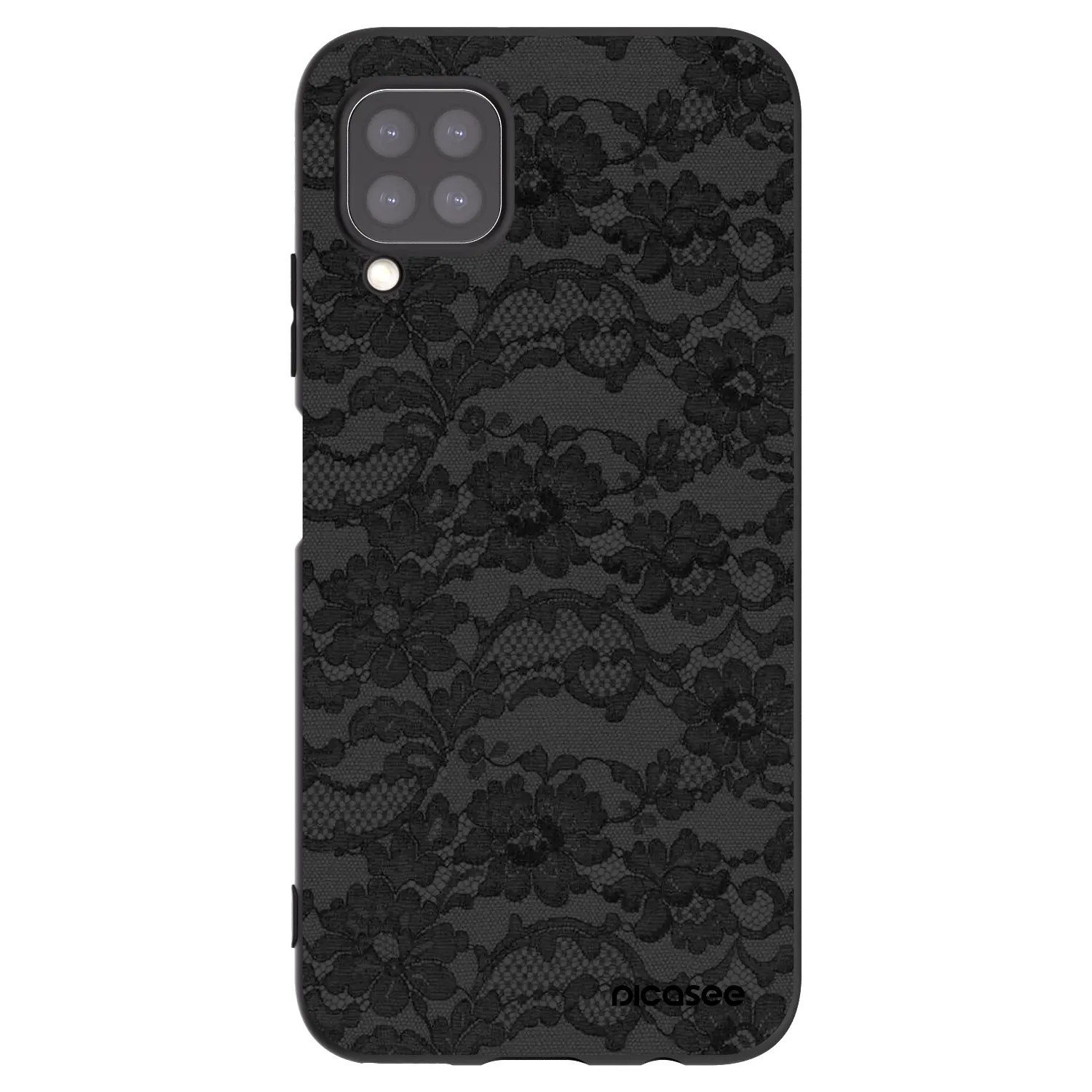 Picasee silikonski črni ovitek za Huawei P40 Lite - Dark Elegance