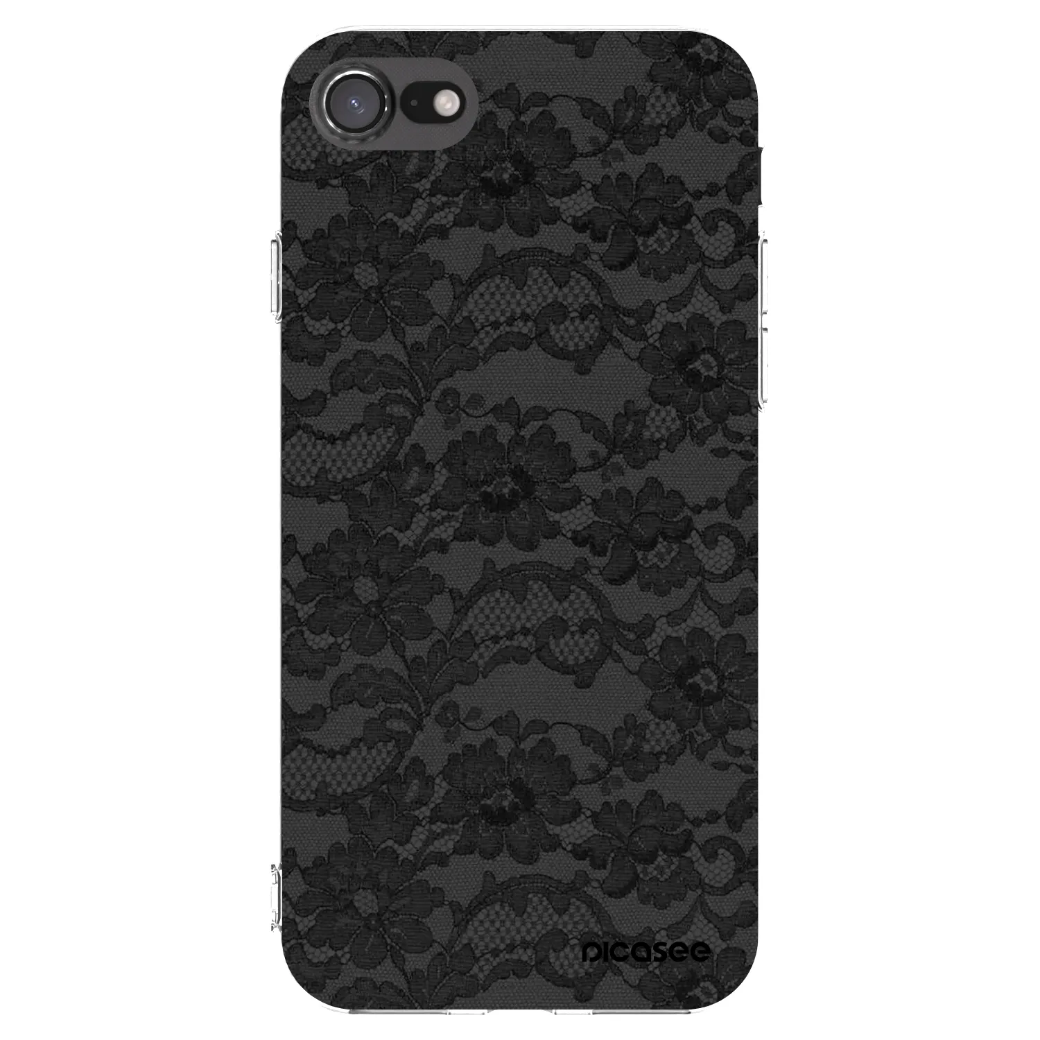 Picasee silikonski prozorni ovitek za Apple iPhone SE 2020 - Dark Elegance