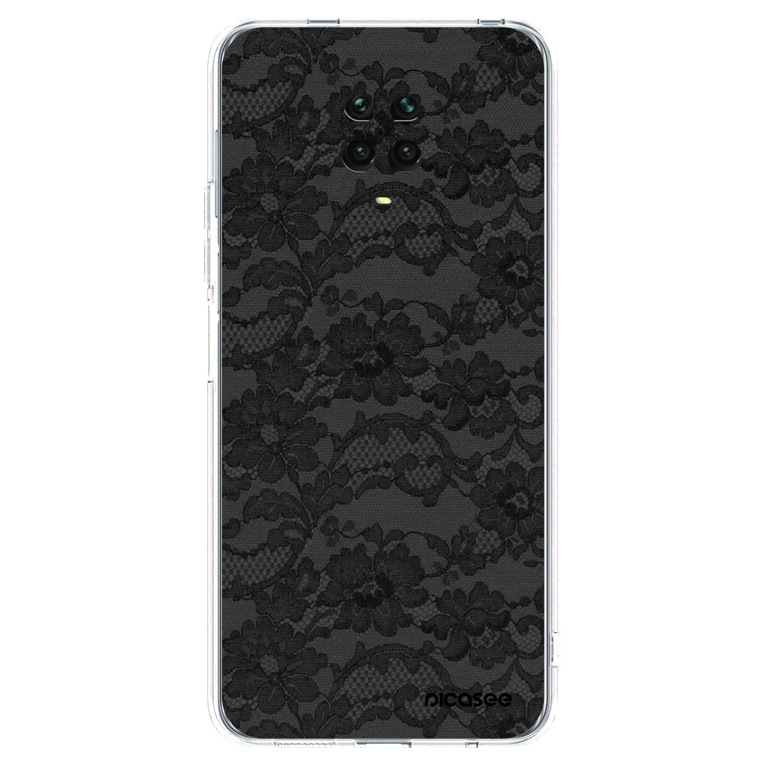 Picasee silikonski prozorni ovitek za Xiaomi Redmi Note 9 Pro - Dark Elegance