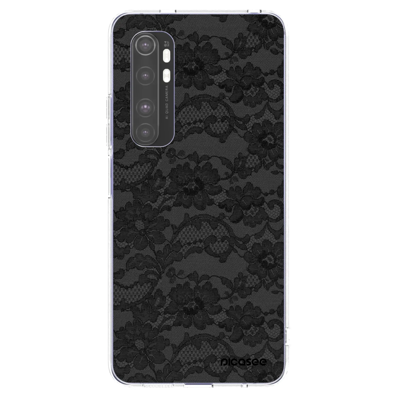 Picasee silikonski prozorni ovitek za Xiaomi Mi Note 10 Lite - Dark Elegance