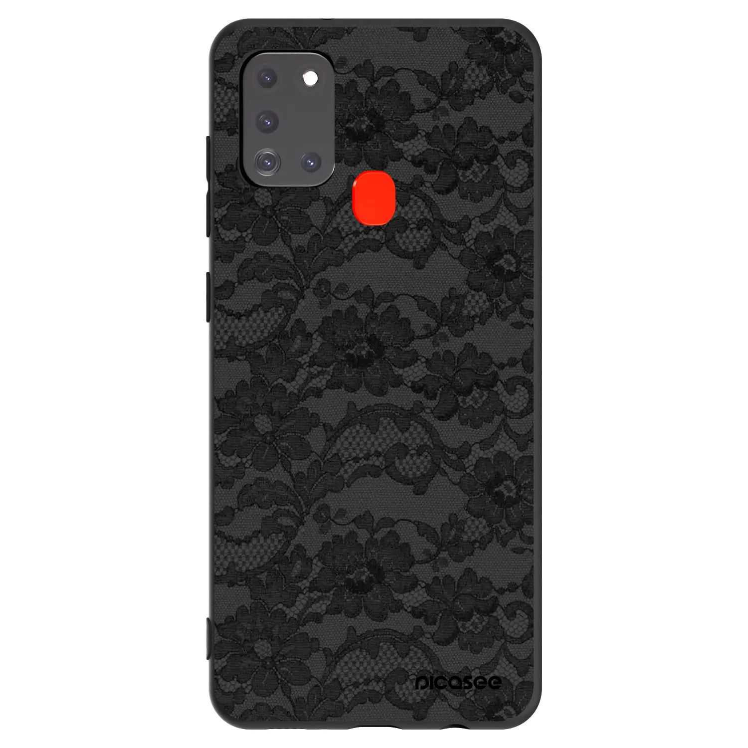 Picasee silikonski črni ovitek za Samsung Galaxy A21s - Dark Elegance