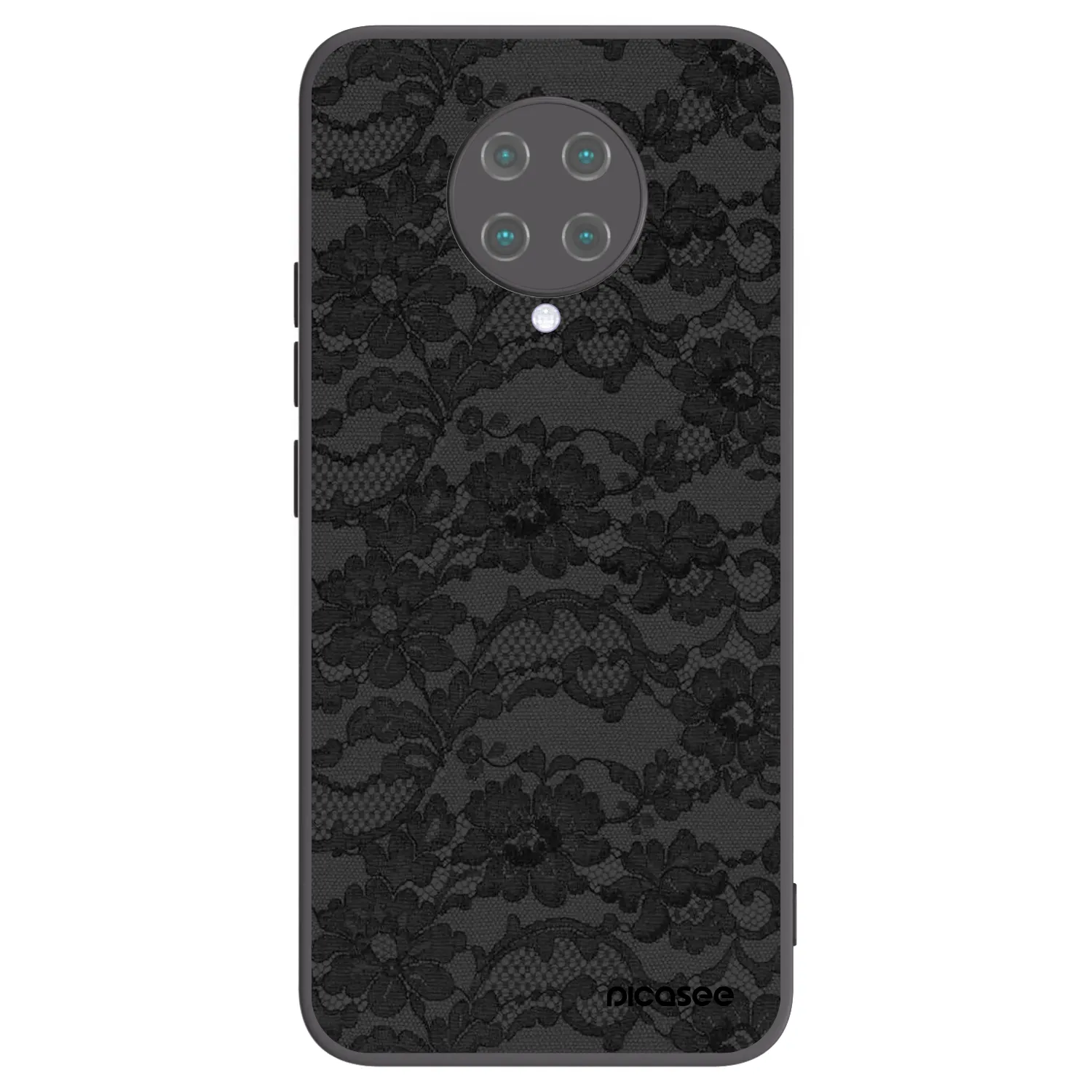 Picasee silikonski črni ovitek za Xiaomi Poco F2 Pro - Dark Elegance