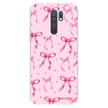 Picasee silikonski prozorni ovitek za Xiaomi Redmi 9 - Bow Aesthetic
