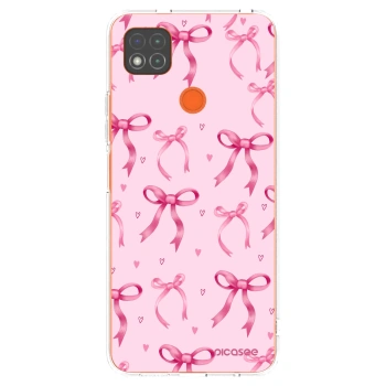 Picasee silikonski prozorni ovitek za Xiaomi Redmi 9C - Bow Aesthetic