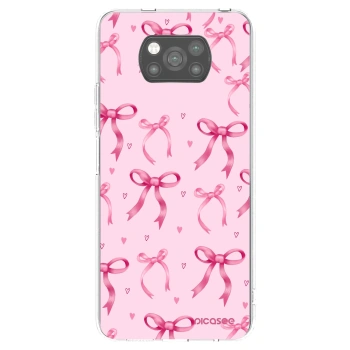 Picasee silikonski črni ovitek za Xiaomi Poco X3 - Bow Aesthetic