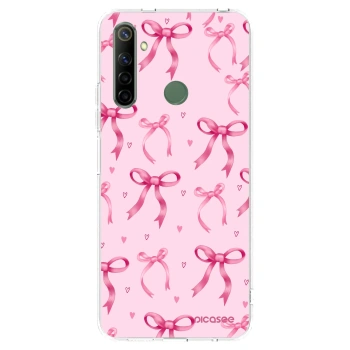 Picasee silikonski prozorni ovitek za Realme 6i - Bow Aesthetic