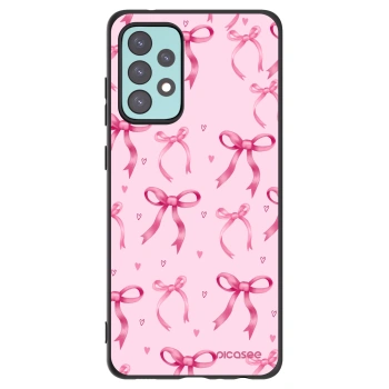 Picasee silikonski črni ovitek za Samsung Galaxy A72 A725F - Bow Aesthetic