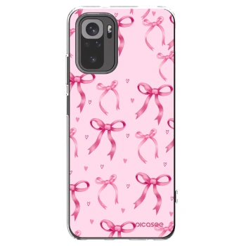 Picasee silikonski prozorni ovitek za Xiaomi Redmi Note 10S - Bow Aesthetic
