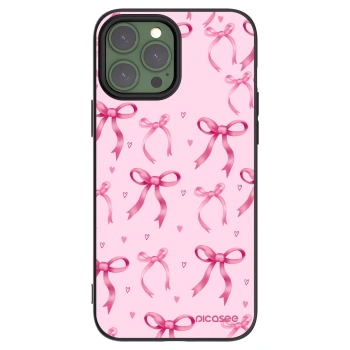 Picasee silikonski črni ovitek za Apple iPhone 13 Pro Max - Bow Aesthetic