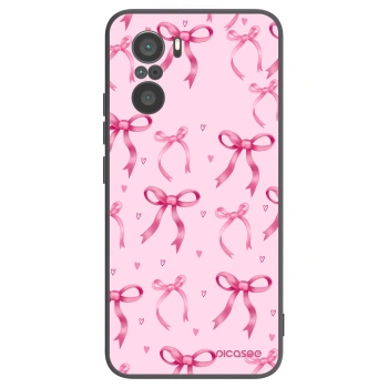 Picasee silikonski črni ovitek za Xiaomi Poco F3 - Bow Aesthetic