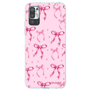 Picasee silikonski prozorni ovitek za Xiaomi Redmi Note 10 5G - Bow Aesthetic