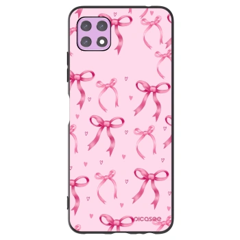 Picasee silikonski črni ovitek za Samsung Galaxy A22 A226B 5G - Bow Aesthetic