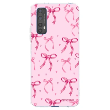 Picasee silikonski prozorni ovitek za Realme 7 - Bow Aesthetic