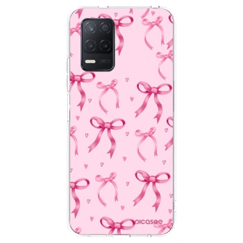 Picasee silikonski prozorni ovitek za Realme 8 5G - Bow Aesthetic