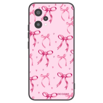 Picasee silikonski črni ovitek za Realme 9 Pro 5G - Bow Aesthetic