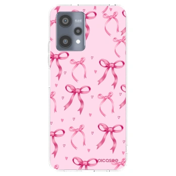 Picasee silikonski prozorni ovitek za Realme 9 Pro 5G - Bow Aesthetic