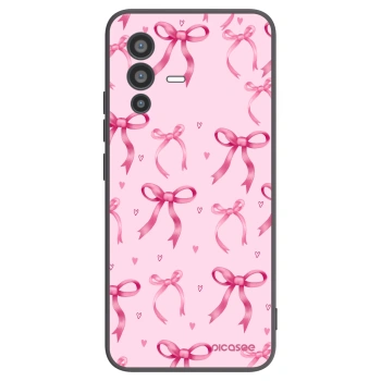 Picasee silikonski črni ovitek za Vivo V23 5G - Bow Aesthetic