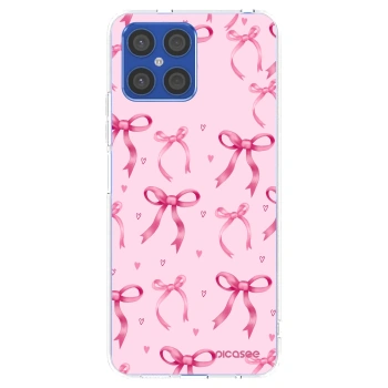 Picasee silikonski prozorni ovitek za Honor X8 4G - Bow Aesthetic