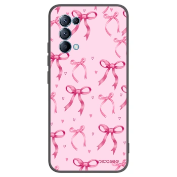 Picasee silikonski črni ovitek za OPPO Reno 5 5G - Bow Aesthetic