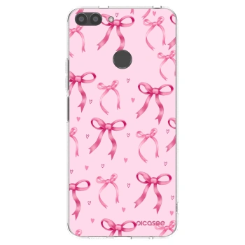 Picasee silikonski prozorni ovitek za Huawei P Smart - Bow Aesthetic