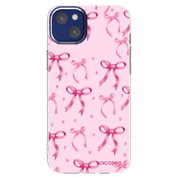 Picasee silikonski prozorni ovitek za Apple iPhone 14 Plus - Bow Aesthetic