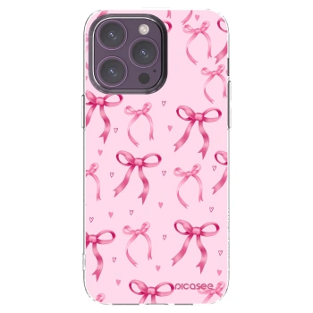 Picasee silikonski prozorni ovitek za Apple iPhone 14 Pro Max - Bow Aesthetic