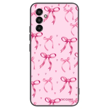 Picasee silikonski črni ovitek za Samsung Galaxy M13 M135F - Bow Aesthetic