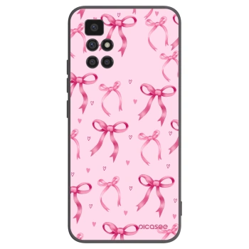 Picasee silikonski črni ovitek za Xiaomi Redmi 10 (2022) - Bow Aesthetic