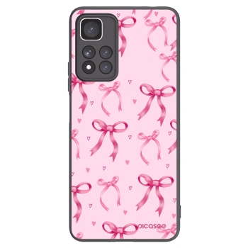 Picasee silikonski črni ovitek za Xiaomi Redmi Note 11 Pro+ 5G - Bow Aesthetic