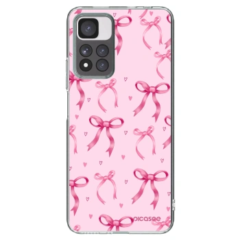 Picasee silikonski prozorni ovitek za Xiaomi Redmi Note 11 Pro+ 5G - Bow Aesthetic