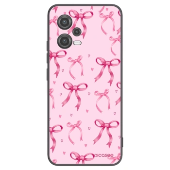 Picasee silikonski črni ovitek za Xiaomi Poco X5 - Bow Aesthetic
