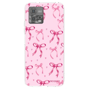 Picasee silikonski prozorni ovitek za Motorola Moto G72 - Bow Aesthetic