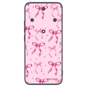 Picasee silikonski črni ovitek za Honor Magic5 Lite 5G - Bow Aesthetic