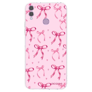 Picasee silikonski prozorni ovitek za Honor 8X - Bow Aesthetic