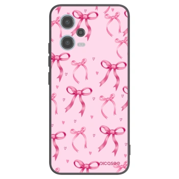 Picasee silikonski črni ovitek za Xiaomi Redmi Note 12 5G - Bow Aesthetic