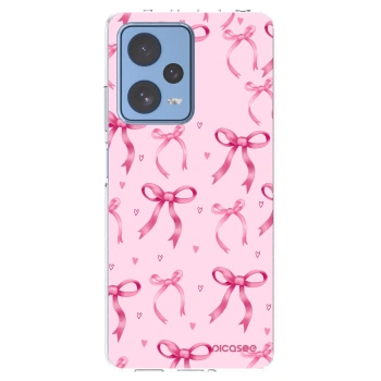 Picasee silikonski prozorni ovitek za Xiaomi Redmi Note 12 Pro 5G - Bow Aesthetic